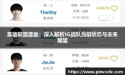 英雄联盟盛宴：深入解析IG战队当前状态与未来展望